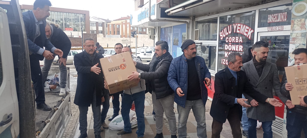 MHP Gölbaşı İlçe Başkanlığı depremzedeler için mevlit okuttu