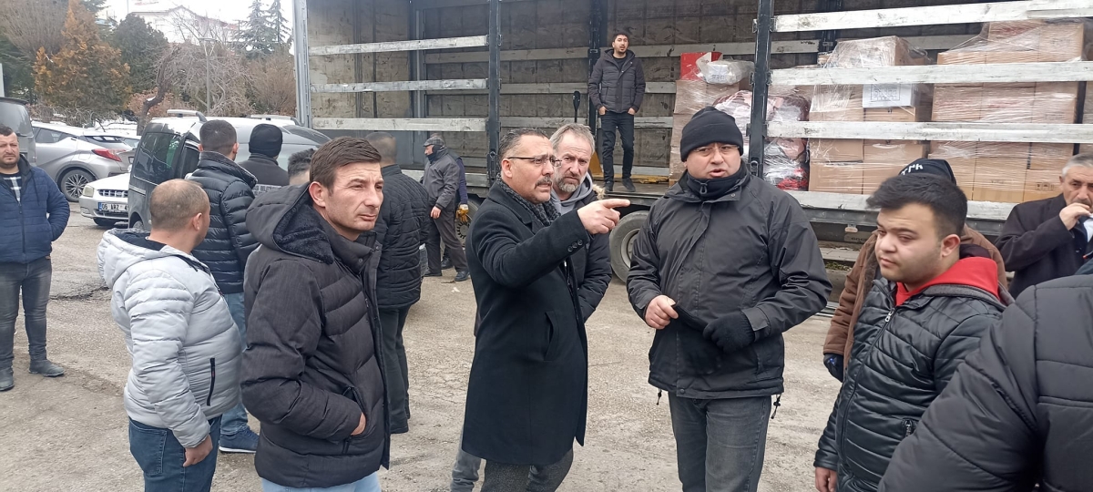 MHP Gölbaşı İlçe Başkanlığı depremzedeler için mevlit okuttu
