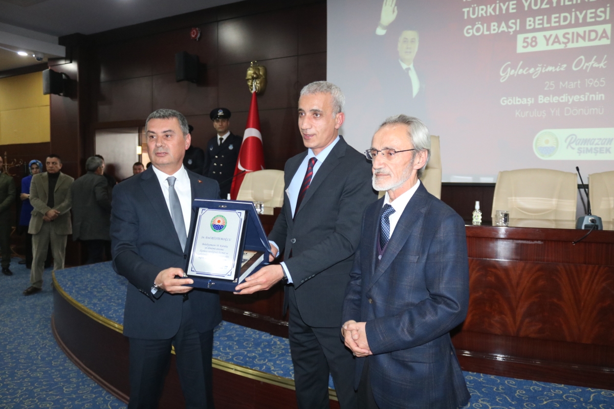 Gölbaşı Belediyesi 58'nci yaşını kutladı