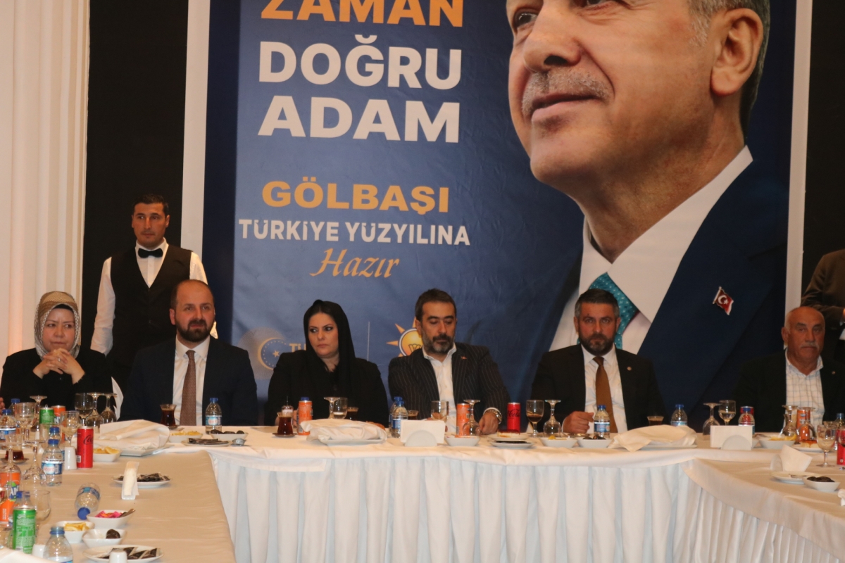 AK Parti Gölbaşı İlçe Teşkilatı iftar programında bir araya geldi