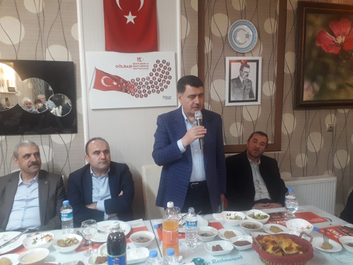 Gölbaşı Bayburtlular Derneği tarafından iftar programı düzenlendi
