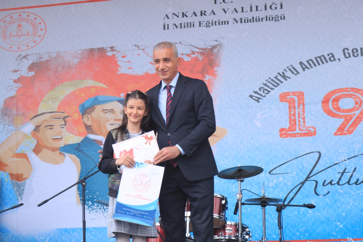 19 Mayıs Atatürk'ü Anma ve Gençlik Spor Bayramı Gölbaşı'nda Kutlandı