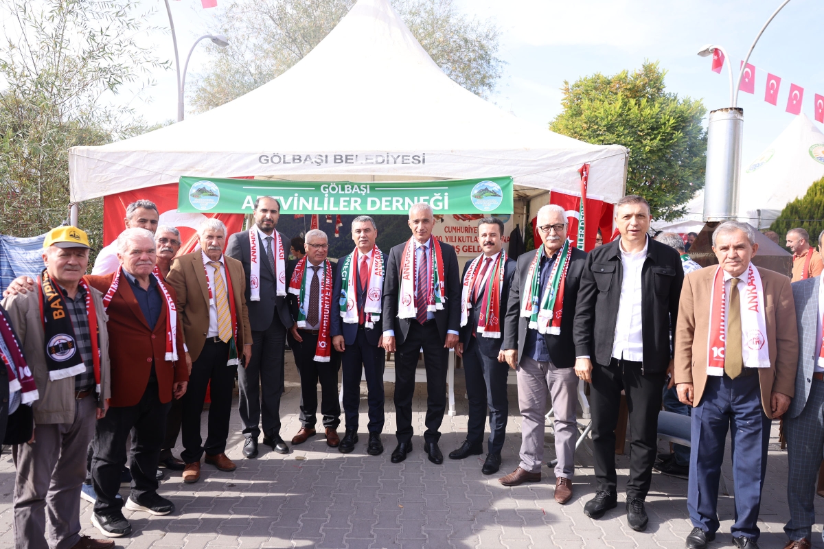 Gölbaşı’nda 29 Ekim Cumhuriyet Bayramı’nın 100. Yıl dönümü resmî törenle kutlandı