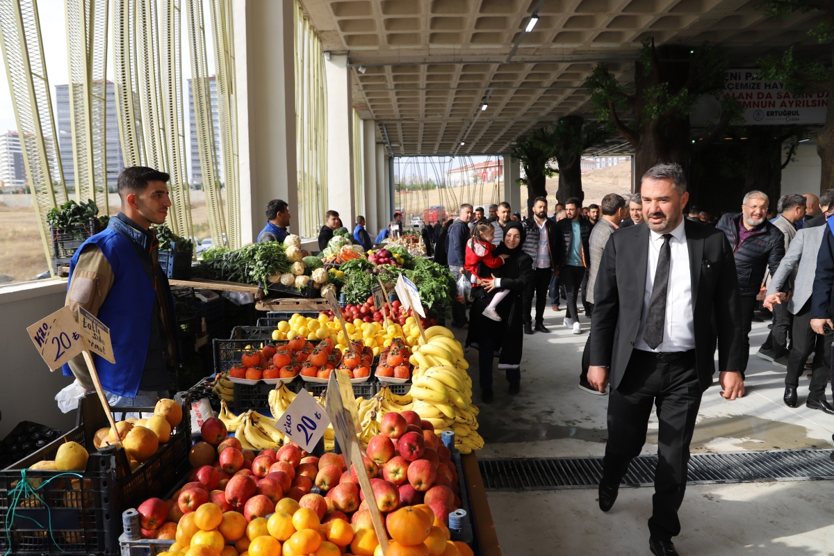 Ankara’nın En Modern Kapalı Pazar Alanı Açıldı