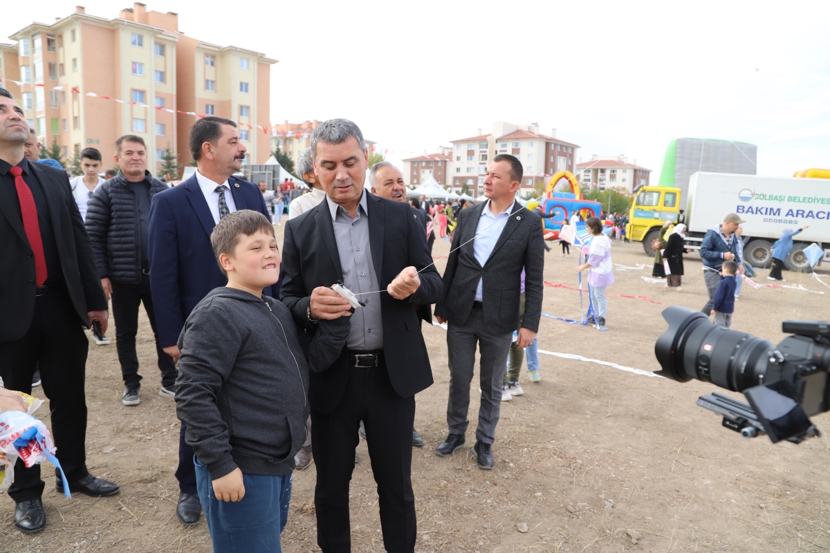 Gölbaşı'nda ‘Uçurtma Festivali’ düzenlendi