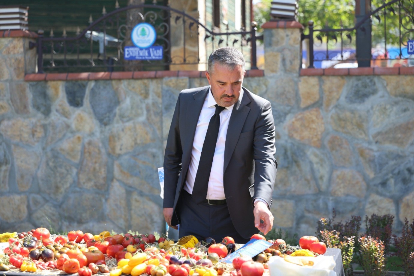 Pursaklar’ın Ata Bahçesi’nde Hasat Bereketi