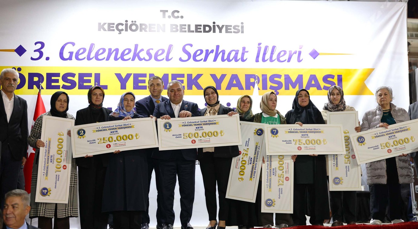 3. GELENEKSEL SERHAT İLLERİ YÖRESEL YEMEK YARIŞMASI’NDA ÖDÜLLER SAHİPLERİNİ BULDU
