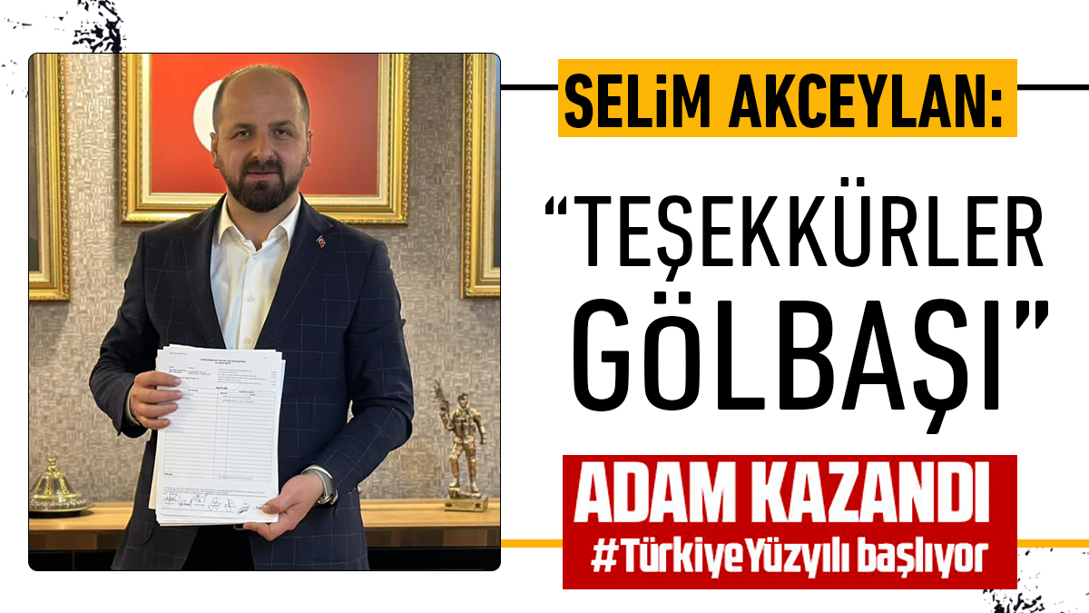 AK Parti İlçe Başkanı Akceylan: “Teşekkürler Gölbaşı”