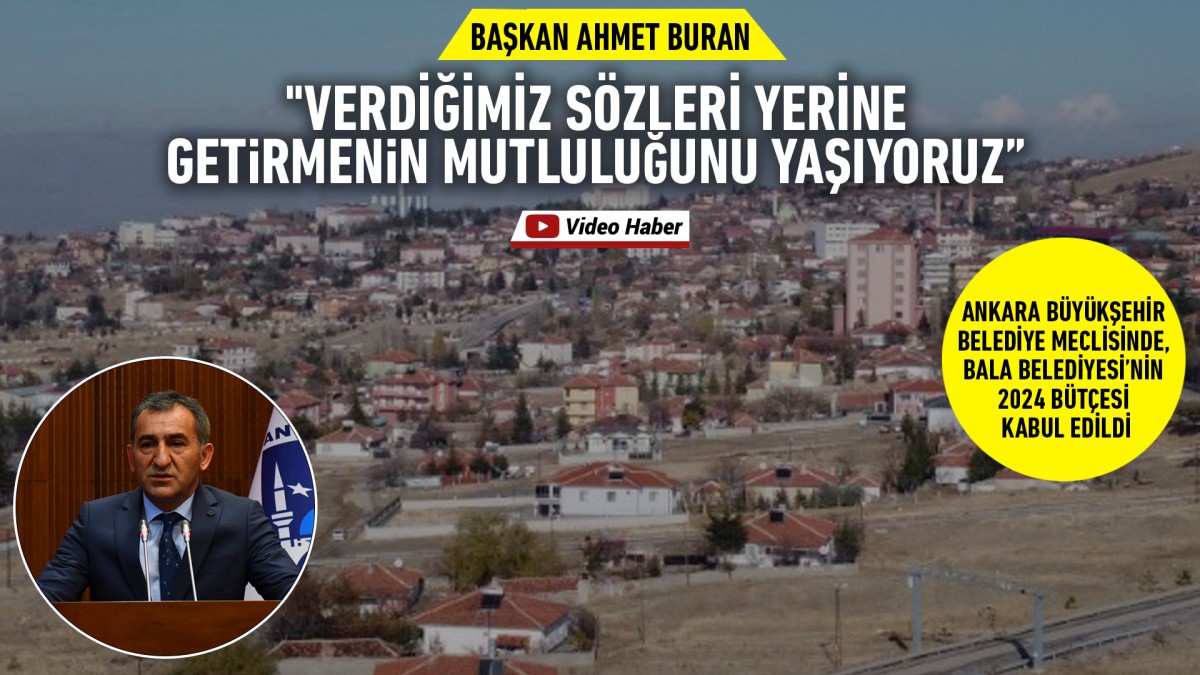 Başkan Ahmet Buran, 