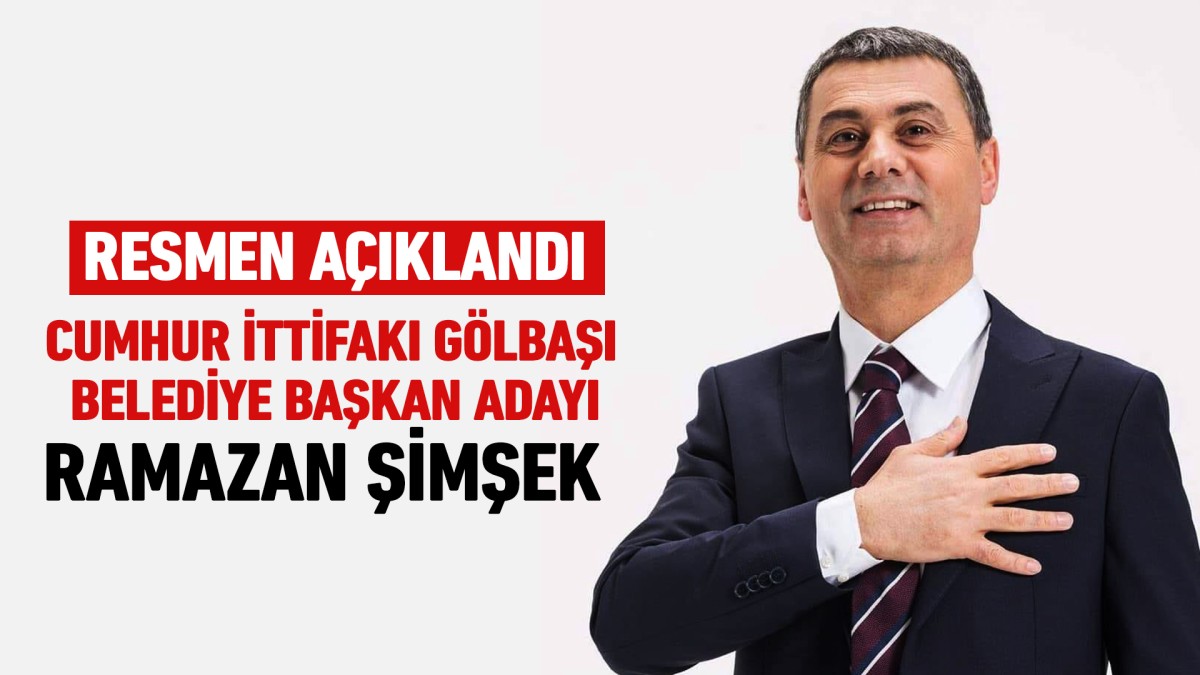 Cumhur İttifakı adayı Ramazan Şimşek