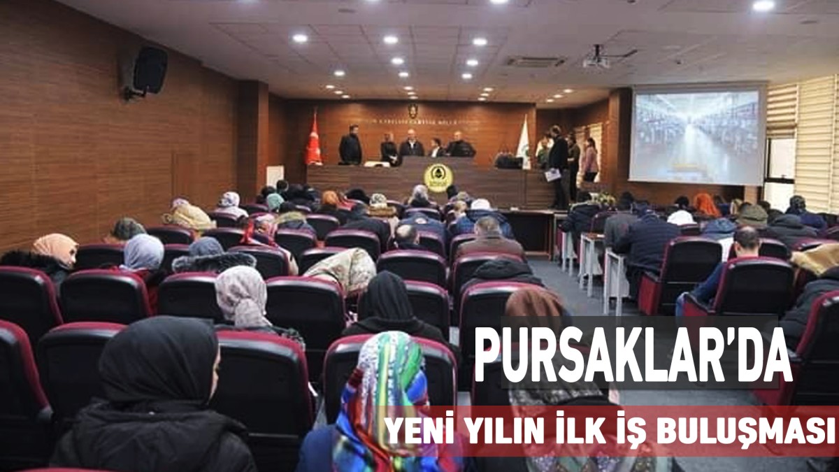 Pursaklar’da Yeni Yılın İlk İş Buluşması