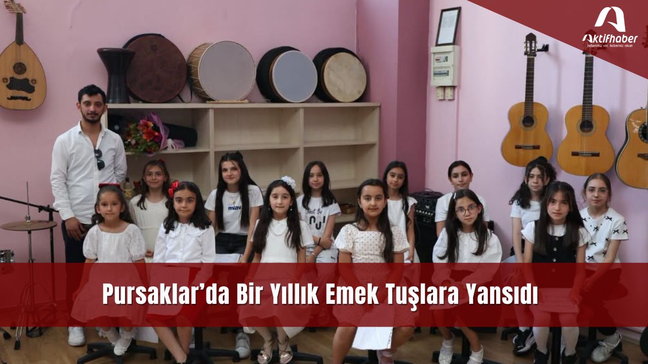 Pursaklar’da Bir Yıllık Emek Tuşlara Yansıdı