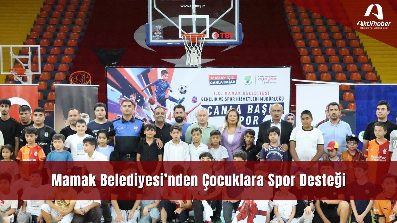 Mamak Belediyesi’nden Çocuklara Spor Desteği