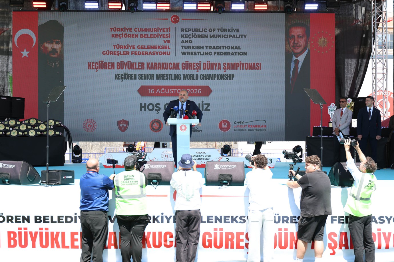 DÜNYA ER MEYDANI KEÇİÖREN'DE KURULDU, DÜNYA KEÇİÖREN'İ KONUŞTU