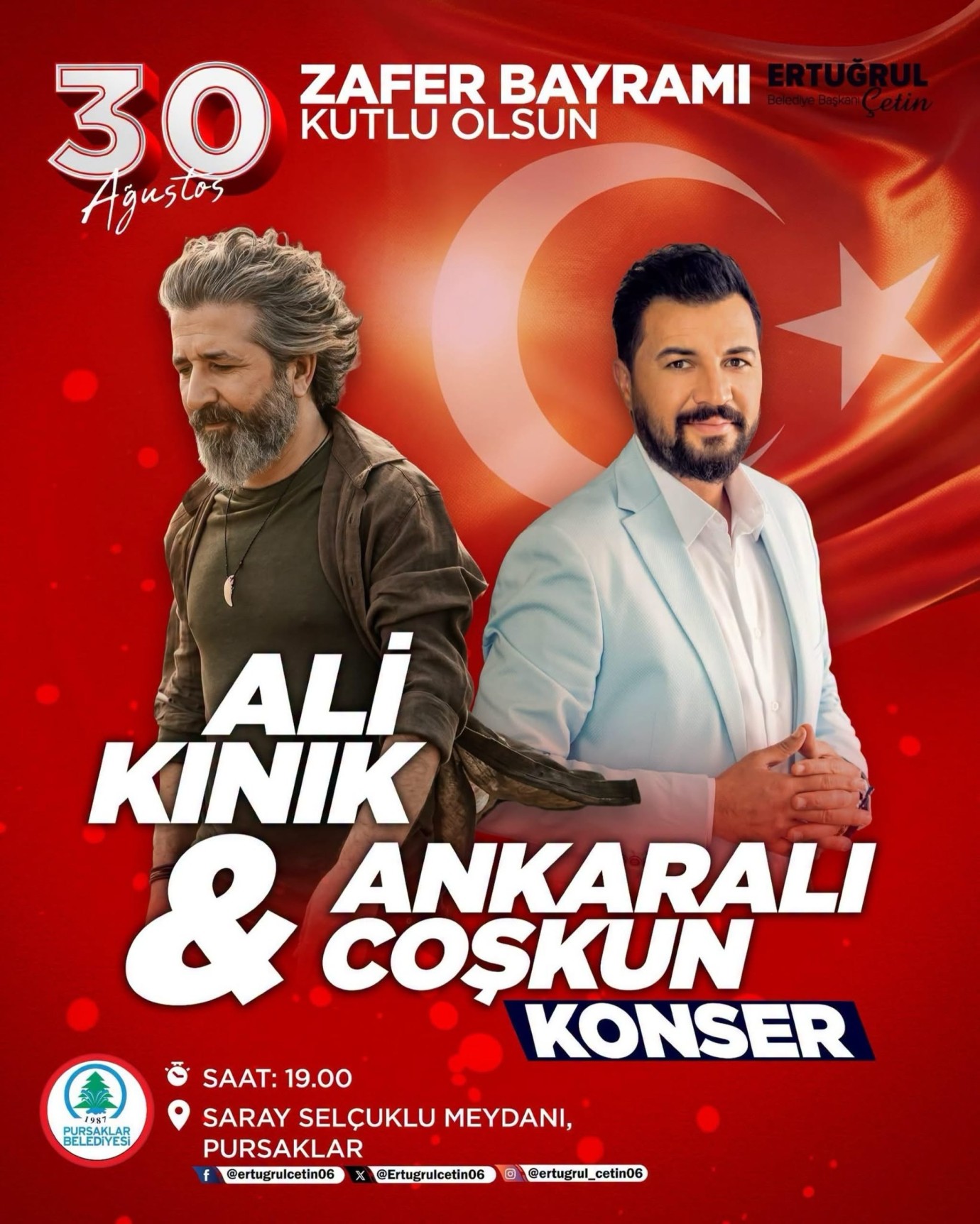 Pursaklar’da Büyük Zaferin 104.Yılına Yakışır Gece