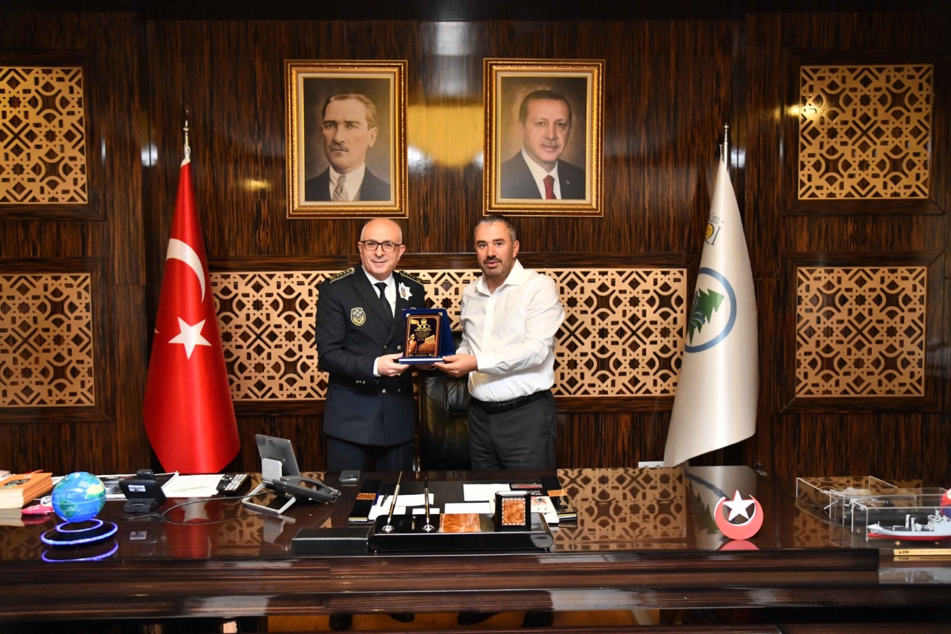 Ertuğrul Başkan’a Zabıta Haftası Ziyareti