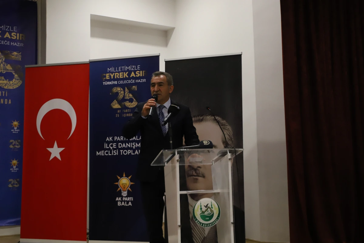 AK Parti Bala Ekim Ayı Danışma Meclisi Toplantısı Gerçekleştirildi