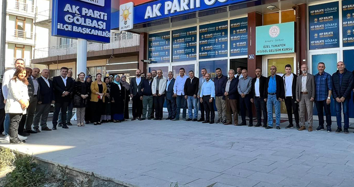 AK Parti Gölbaşı Mahalle Başkanları İstişare Toplantısı yapıldı