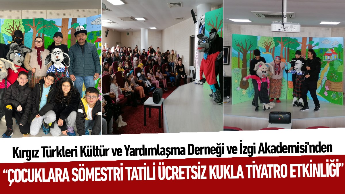 Kırgız Türkleri Kültür ve Yardımlaşma Derneği ve İzgi Akademisi'nden 