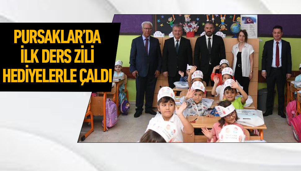 Pursaklar’da İlk Ders Zili Hediyelerle Çaldı