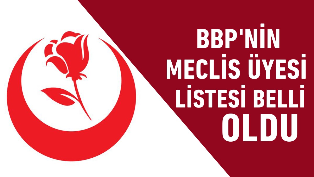 BBP'NİN Gölbaşı Belediye Meclis Üyesi Listesi belli oldu